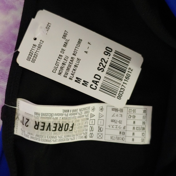 F21 High Waisted Cheeky Bikini Bottoms - Picture 4 of 6